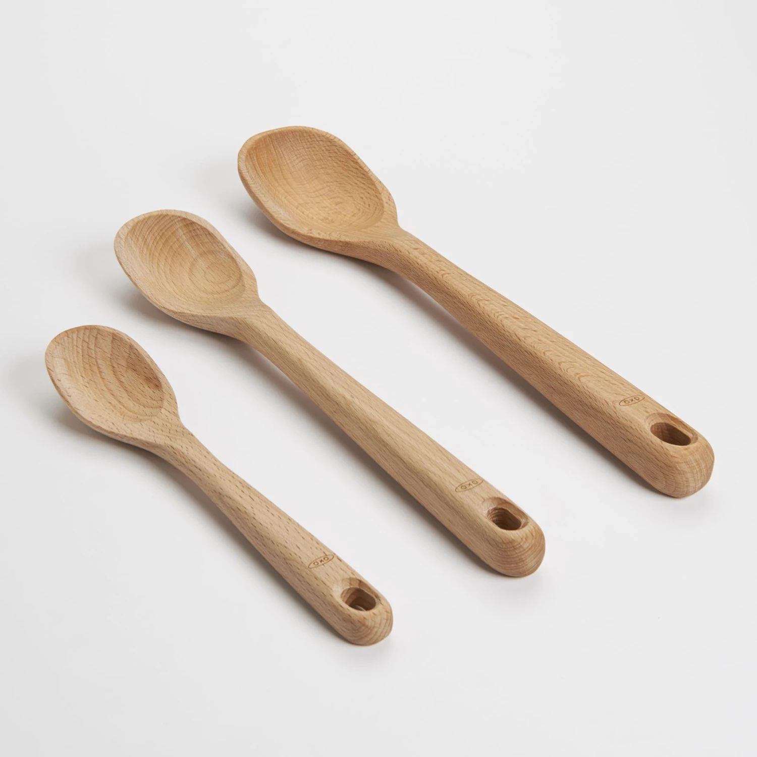 3 Piece Wooden Spoon Set 1 3 Piece Wooden Spoon Set