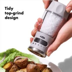 Contoured Mess-Free Salt Grinder -Cutlery Shop 11312400 thumbnails 8 1
