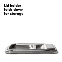 Stainless Steel Spoon Rest With Lid Holder -Cutlery Shop 13311700 8c 1