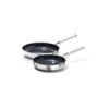 OXO Tri-Ply Stainless Non-Stick Mira Series 2-Piece Fry Pan Set, 8-Inch And 10-Inch