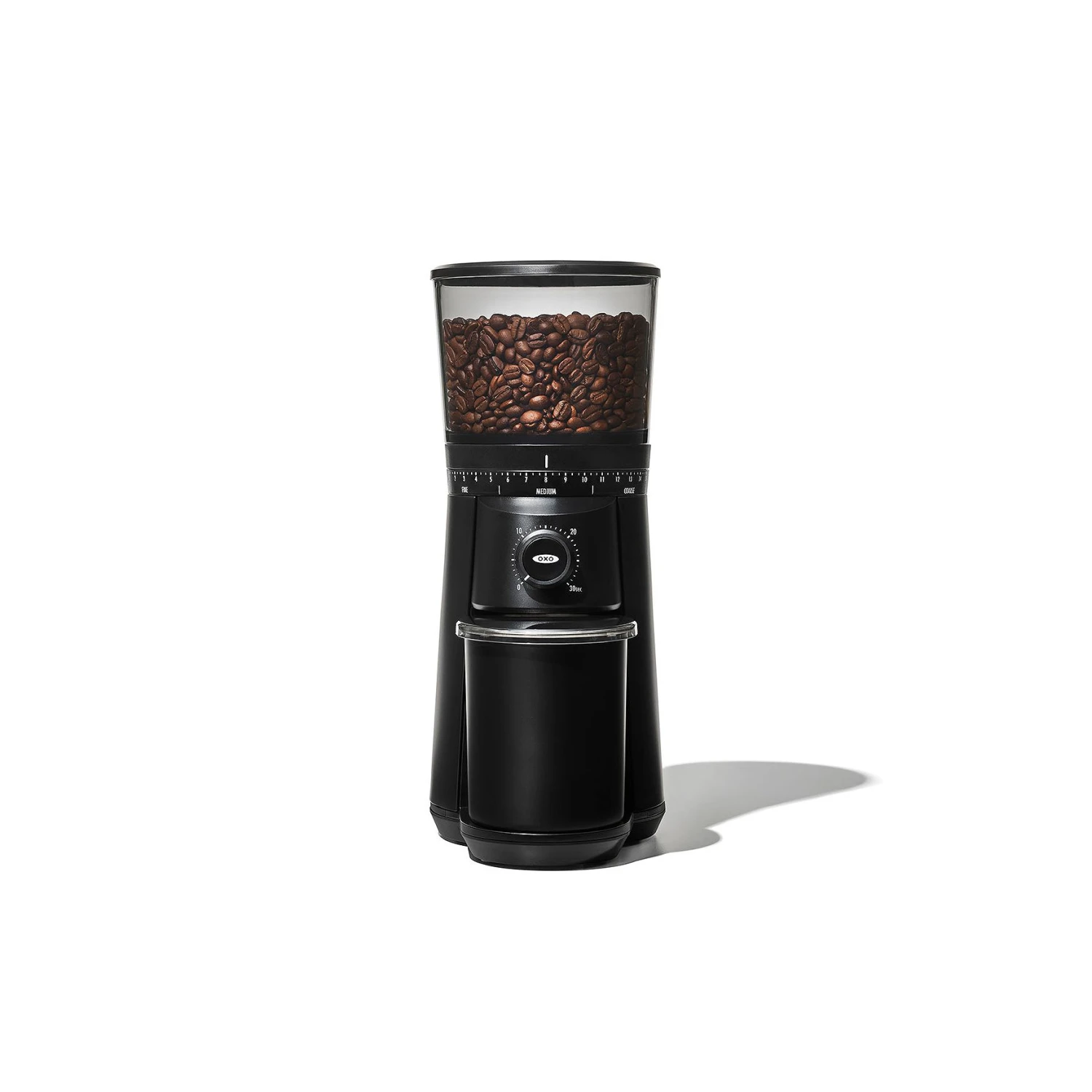 Conical Burr Coffee Grinder - Matte Black 1 Conical Burr Coffee Grinder - Matte Black