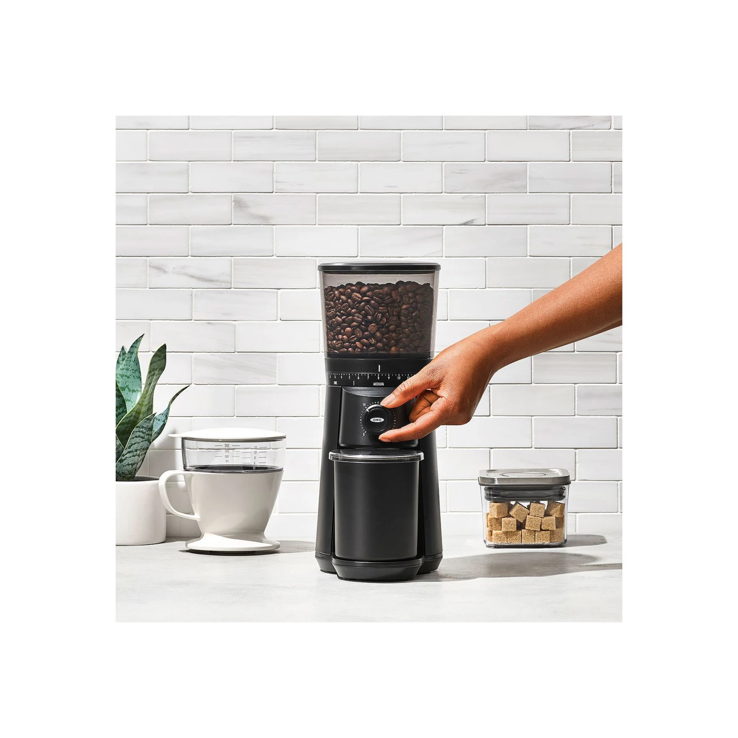 Conical Burr Coffee Grinder - Matte Black 6 Conical Burr Coffee Grinder - Matte Black - Image 6