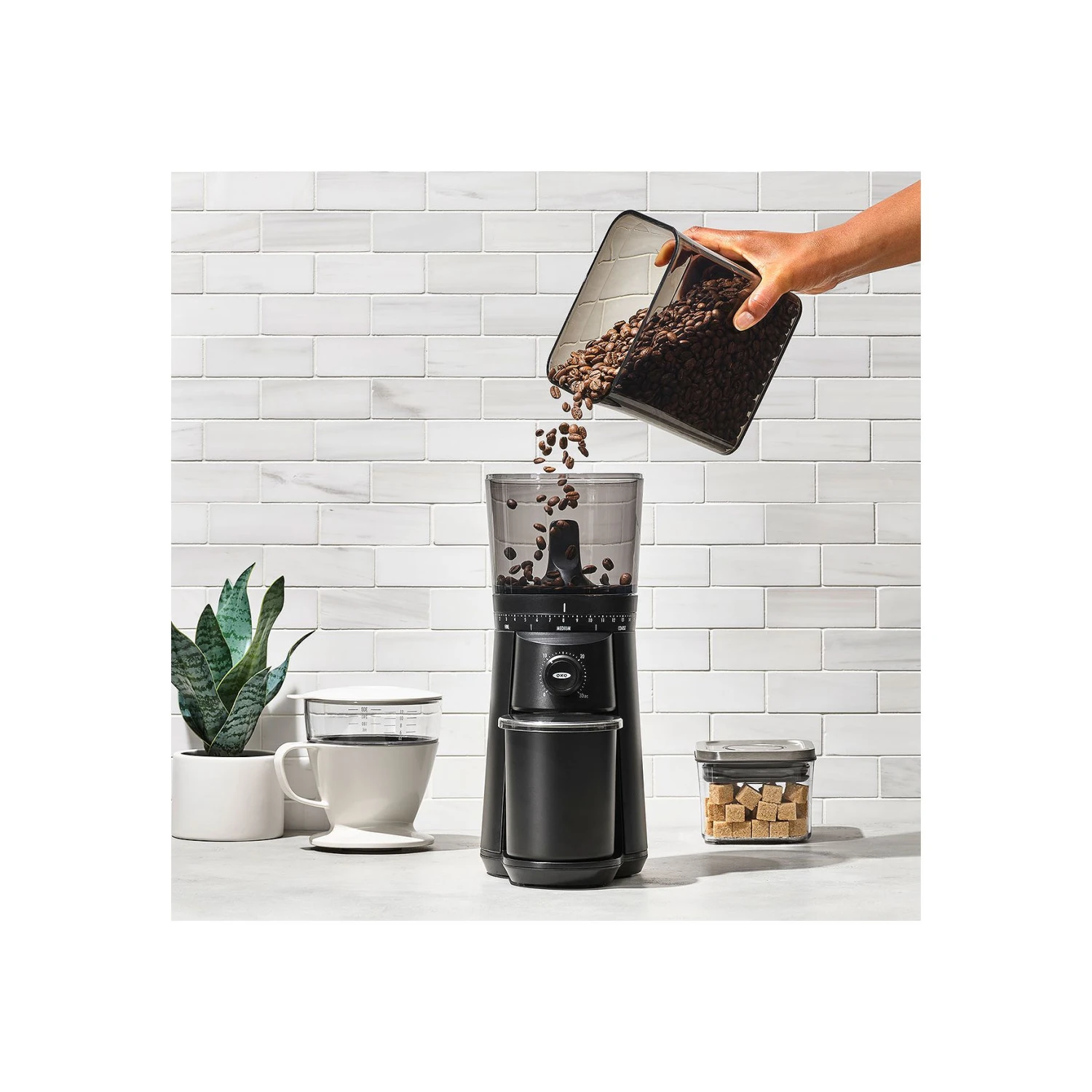 Conical Burr Coffee Grinder - Matte Black 5 Conical Burr Coffee Grinder - Matte Black - Image 5