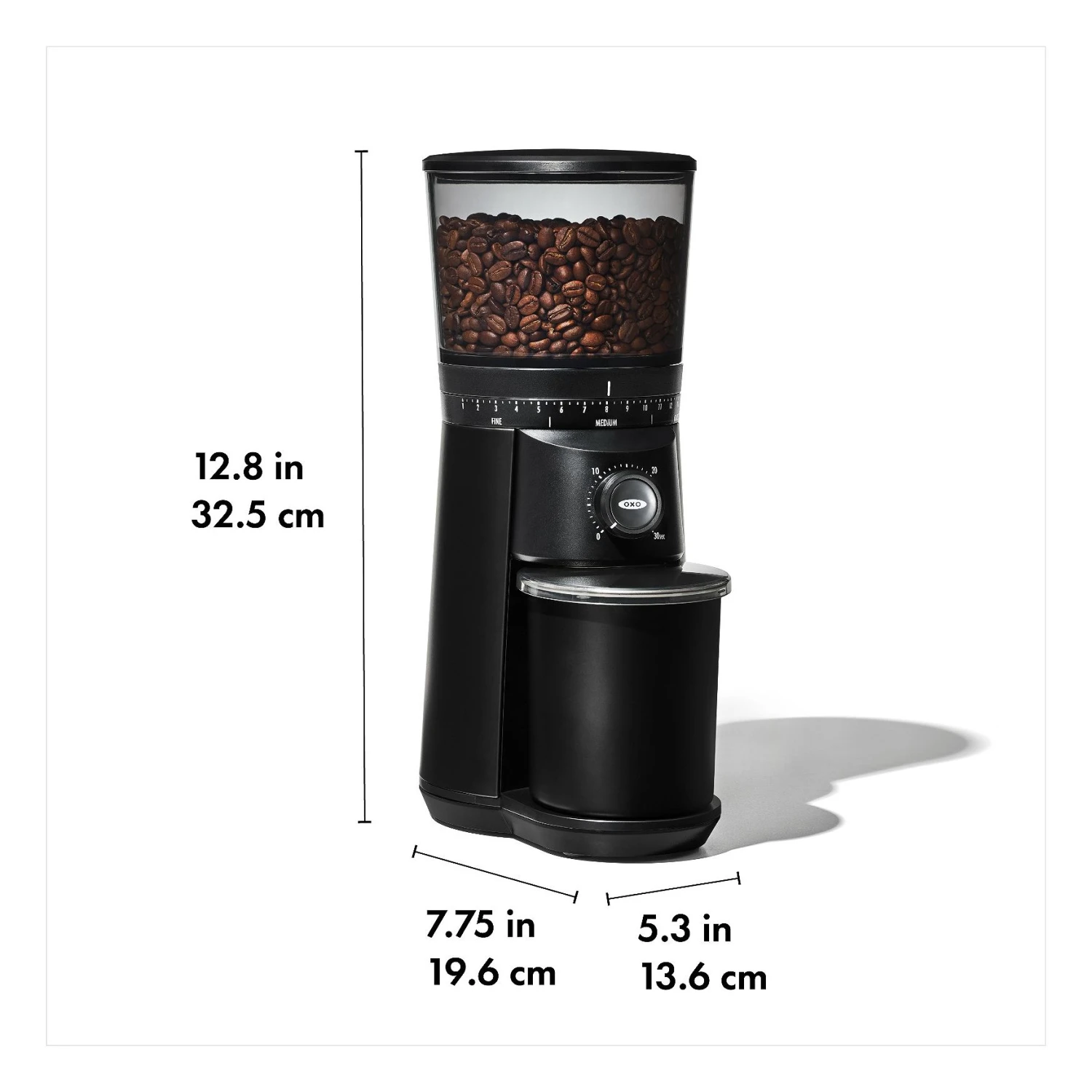 Conical Burr Coffee Grinder - Matte Black 9 Conical Burr Coffee Grinder - Matte Black - Image 9