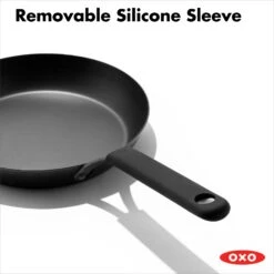 OXO Obsidian Carbon Steel 8" Frypan With Silicone Sleeve 13 OXO Obsidian Carbon Steel 8" Frypan With Silicone Sleeve -Cutlery Shop cc005099 001 5