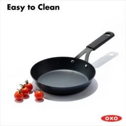 OXO Obsidian Carbon Steel 8" Frypan With Silicone Sleeve 17 OXO Obsidian Carbon Steel 8" Frypan With Silicone Sleeve -Cutlery Shop cc005099 001 9