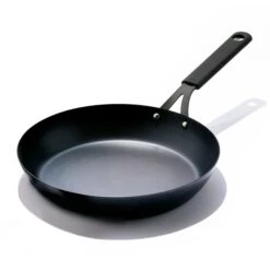 OXO Obsidian Carbon Steel 12" Frypan With Silicone Sleeve