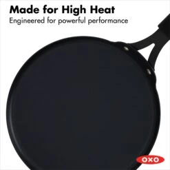 OXO Obsidian Carbon Steel 10" Crepe Pan With Silicone Sleeve -Cutlery Shop cc005102 001 7