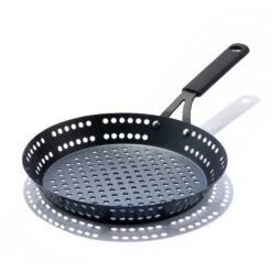 OXO Obsidian Carbon Steel 12" BBQ Frypan With Silicone Sleeve