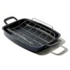 OXO Obsidian Carbon Steel Roaster With Rack