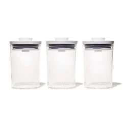 POP 3-Piece Mini Round Canister Set