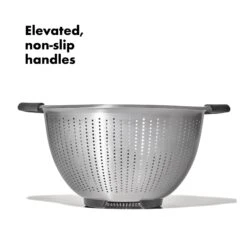 Stainless Steel 5 Qt./ 4.7 L Colander 8 Stainless Steel 5 Qt./ 4.7 L Colander -Cutlery Shop gg 11330900 stainless steel colander 5qt apdp 01