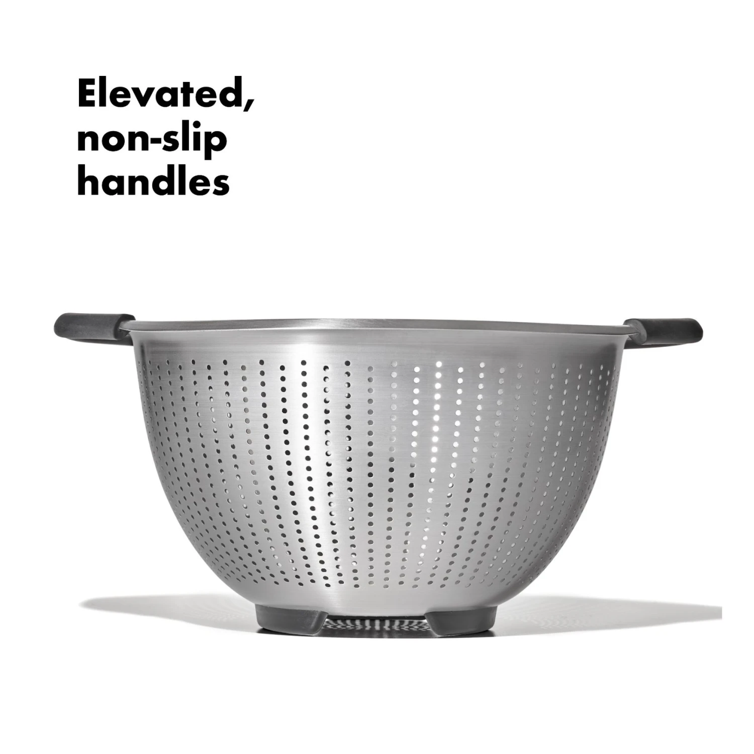 Stainless Steel 5 Qt./ 4.7 L Colander 3 Stainless Steel 5 Qt./ 4.7 L Colander - Image 3