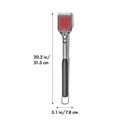 Coiled Grill Brush With Replaceable Head -Cutlery Shop gg 11356300 coiledgrillbrush apdp 01 dim