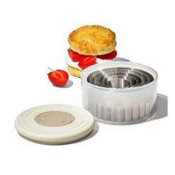 Double-Sided Cookie And Biscuit Cutter