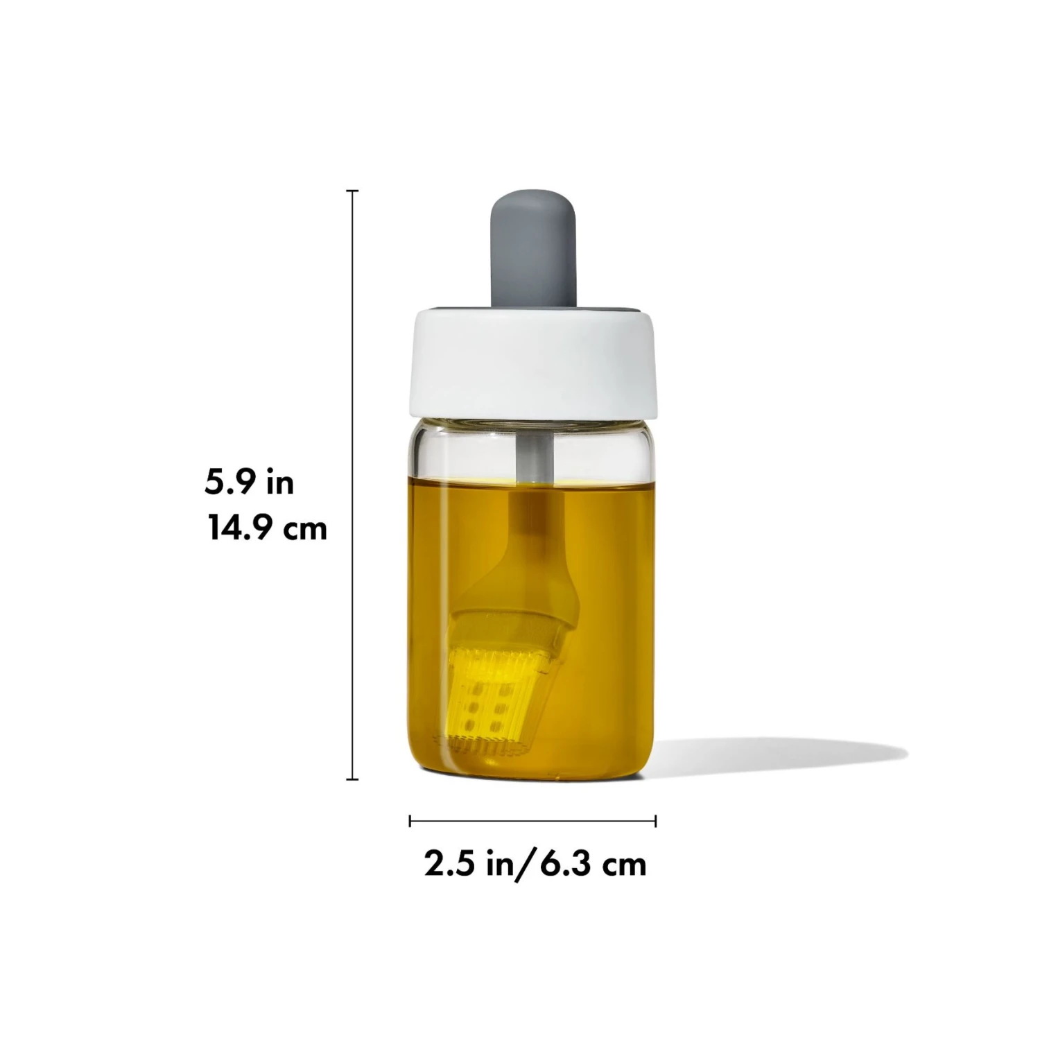 Glass Oil Bottle And Silicone Brush Set 2 Glass Oil Bottle And Silicone Brush Set - Image 2