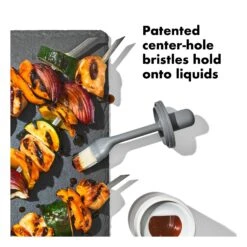 Glass Oil Bottle And Silicone Brush Set 7 Glass Oil Bottle And Silicone Brush Set -Cutlery Shop gg 11380400 glassoilbottleandbrush apdp 02