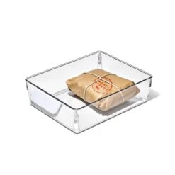 OXO Good Grips Refrigerator Storage Bin 5 In X 10 In -Cutlery Shop gg 13346100 8x10infridgeorgbin 101 p