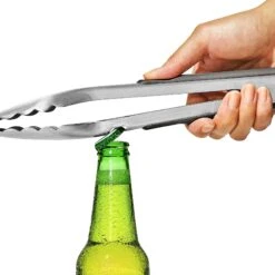 OXO Outdoor 10.5in Stainless Steel Tongs With Bottle Opener -Cutlery Shop od 9109000 071921 40 rgb