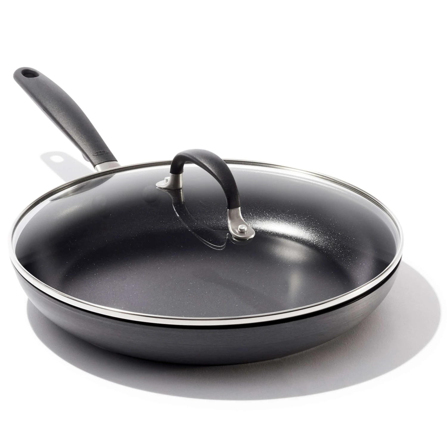 Non-Stick 12-Inch Frying Pan With Lid 1 Non-Stick 12-Inch Frying Pan With Lid