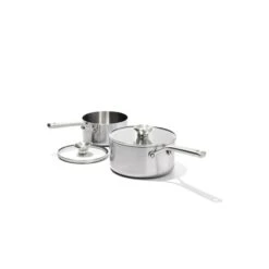 OXO Tri-Ply Stainless Mira Series 4-Piece Saucepan Set