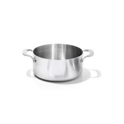 OXO Tri-Ply Stainless Non-Stick Mira Series 5.2 Qt Casserole With Lid -Cutlery Shop oxo mss ph00882 5qt casserole 1587