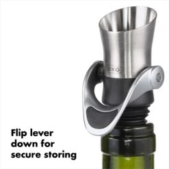 Steel Wine Stopper & Pourer 11 Steel Wine Stopper & Pourer -Cutlery Shop stl 11136400 8c 1